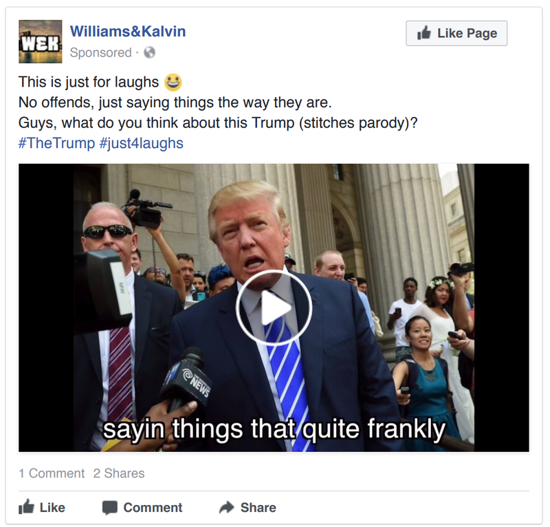Illustration for article titled Here Are 14 Russian Ads That Ran on Facebook During The 2016 Election